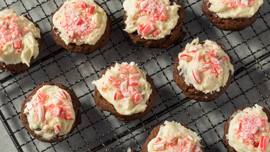 Peppermint Chocolate Cookies Recipe made with Traditional Lard